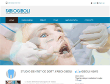 Tablet Screenshot of fabiogiboli.it